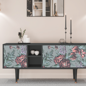 Sideboard - STORYZ - T5 Light Peonies - Antracite