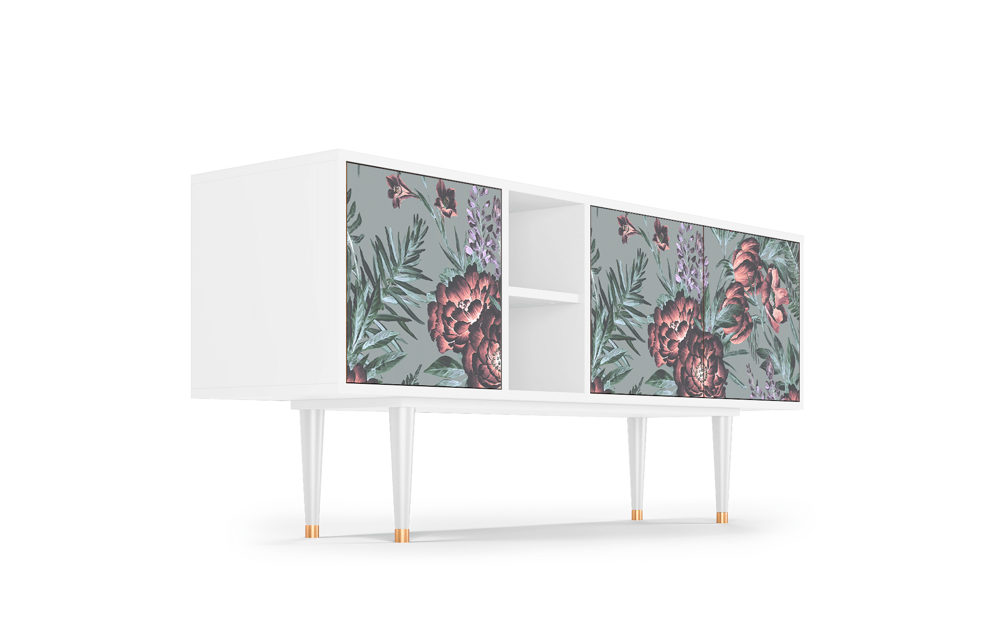 Sideboard – STORYZ – T5 Light Peonies – White Sideboard - STORYZ - T5 Light Peonies - White