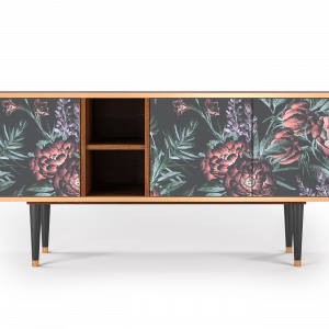 Sideboard - STORYZ - T5 Dark Peonies - Walnut