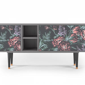 Sideboard - STORYZ - T5 Dark Peonies - Grey