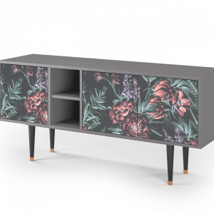 Sideboard - STORYZ - T5 Dark Peonies - Grey