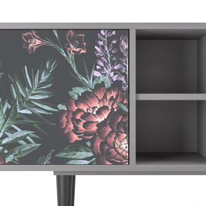 Sideboard - STORYZ - T5 Dark Peonies - Grey