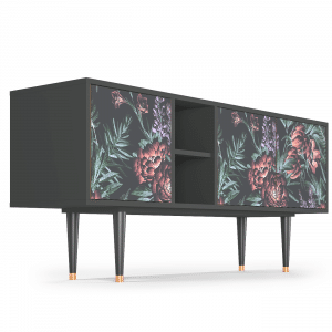 Sideboard - STORYZ - T5 Dark Peonies - Antracite