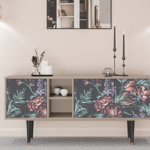 Sideboard - STORYZ - T5 Dark Peonies - Latte