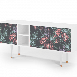 Sideboard - STORYZ - T5 Dark Peonies - White