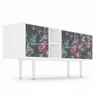 Sideboard - STORYZ - T5 Dark Peonies - White
