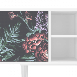 Sideboard - STORYZ - T5 Dark Peonies - White
