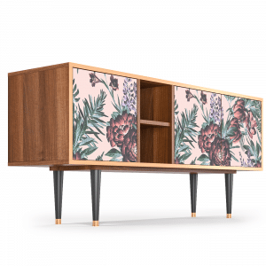 Sideboard - STORYZ - T5 Peach Peonies - Walnut