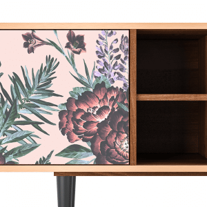 Sideboard - STORYZ - T5 Peach Peonies - Walnut