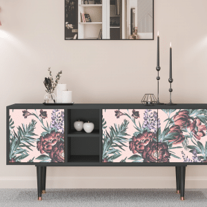 Sideboard - STORYZ - T5 Peach Peonies - Antracite