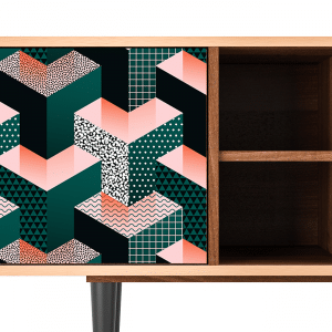 Sideboard - STORYZ - T5 Geometric Madness - Walnut