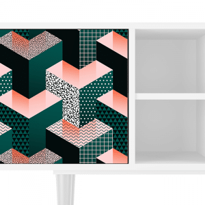 Sideboard - STORYZ - T5 Geometric Madness - White