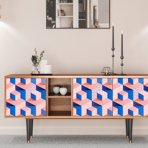 Sideboard - STORYZ - T5 Pinky Squares - Walnut