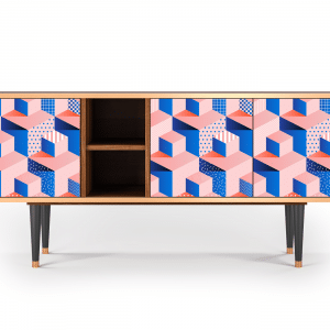 Sideboard - STORYZ - T5 Pinky Squares - Walnut