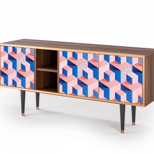 Sideboard - STORYZ - T5 Pinky Squares - Walnut