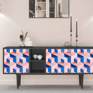 Sideboard - STORYZ - T5 Pinky Squares - Antracite