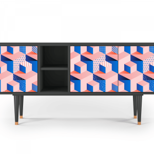 Sideboard - STORYZ - T5 Pinky Squares - Antracite