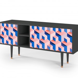 Sideboard - STORYZ - T5 Pinky Squares - Antracite