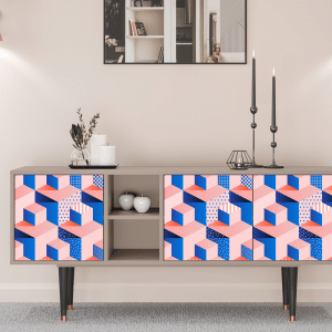 Sideboard - STORYZ - T5 Pinky Squares - Latte