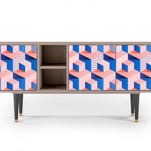 Sideboard - STORYZ - T5 Pinky Squares - Latte