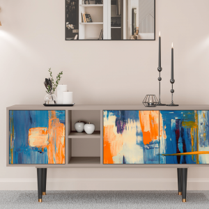 Sideboard - STORYZ - T5 Abstract Expressionism - Latte