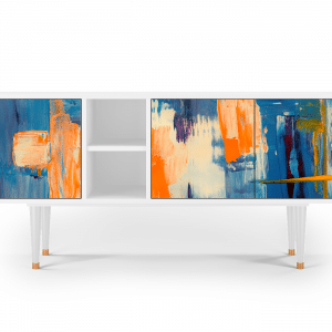 Sideboard - STORYZ - T5 Abstract Expressionism - White
