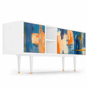 Sideboard - STORYZ - T5 Abstract Expressionism - White