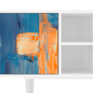Sideboard - STORYZ - T5 Abstract Expressionism - White