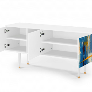 Sideboard - STORYZ - T5 Abstract Expressionism - White