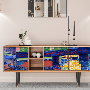Sideboard - STORYZ - T5 Charing Cross Bridge - Walnut