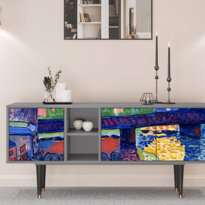 Sideboard - STORYZ - T5 Charing Cross Bridge - Grey