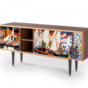 Sideboard - STORYZ - T5 Le Séchage des voiles  - Walnut