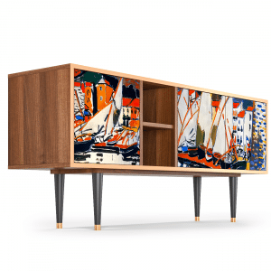 Sideboard - STORYZ - T5 Le Séchage des voiles  - Walnut
