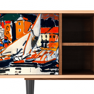 Sideboard - STORYZ - T5 Le Séchage des voiles  - Walnut