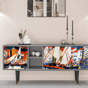 Sideboard - STORYZ - T5 Le Séchage des voiles  - Grey