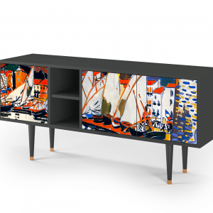 Sideboard - STORYZ - T5 Le Séchage des voiles  - Antracite