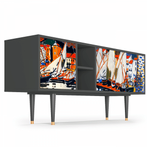 Sideboard - STORYZ - T5 Le Séchage des voiles  - Antracite