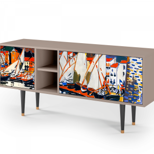 Sideboard - STORYZ - T5 Le Séchage des voiles  - Latte