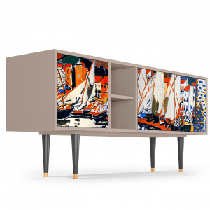 Sideboard - STORYZ - T5 Le Séchage des voiles  - Latte