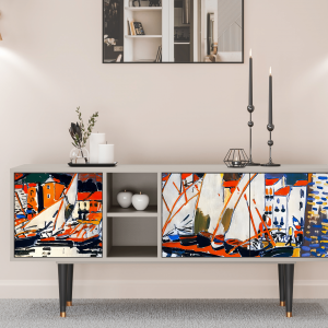 Sideboard - STORYZ - T5 Le Séchage des voiles  - Sand