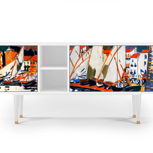Sideboard - STORYZ - T5 Le Séchage des voiles  - White