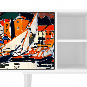 Sideboard - STORYZ - T5 Le Séchage des voiles  - White