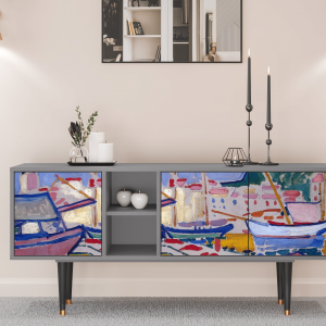 Sideboard - STORYZ - T5 The Port of Collioure
 - Grey