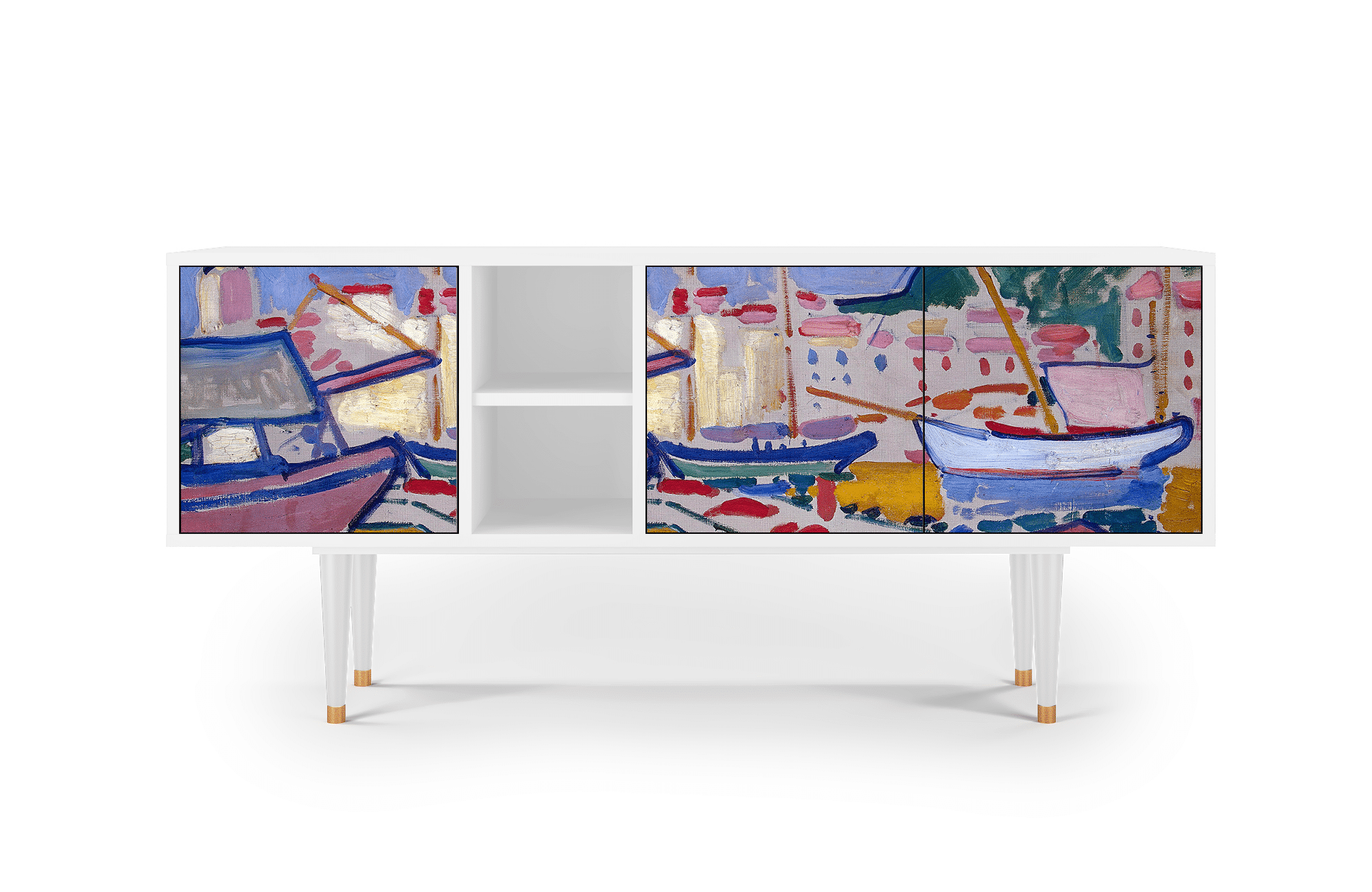 Sideboard – STORYZ – T5 The Port of Collioure
– White Sideboard - STORYZ - T5 The Port of Collioure
- White