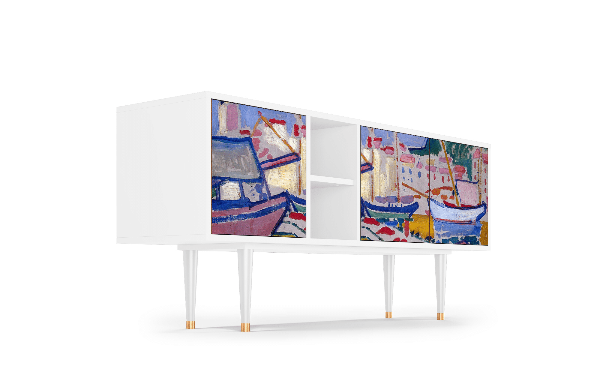 Sideboard – STORYZ – T5 The Port of Collioure
– White Sideboard - STORYZ - T5 The Port of Collioure
- White