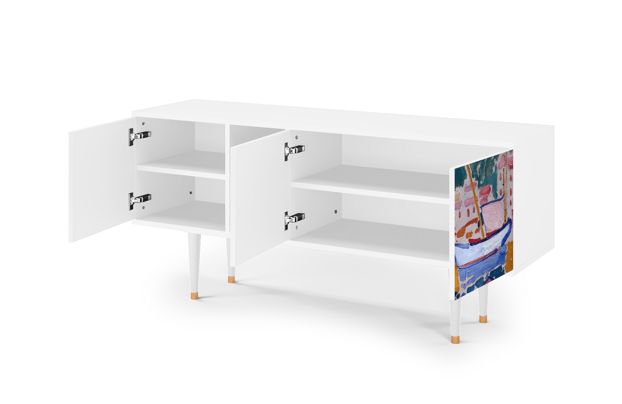 Sideboard – STORYZ – T5 The Port of Collioure
– White Sideboard - STORYZ - T5 The Port of Collioure
- White