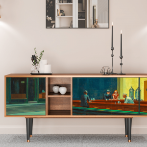 Sideboard - STORYZ - T5 Nighthawks by Hopper - Walnut