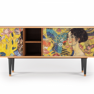 Sideboard - STORYZ - T5 Lady with Fan by Klimt - Walnut