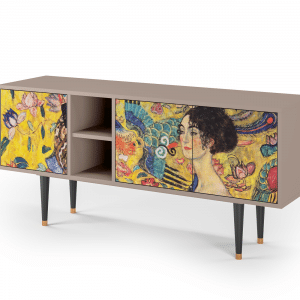 Sideboard - STORYZ - T5 Lady with Fan by Klimt - Latte