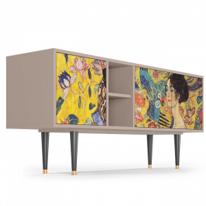 Sideboard - STORYZ - T5 Lady with Fan by Klimt - Latte